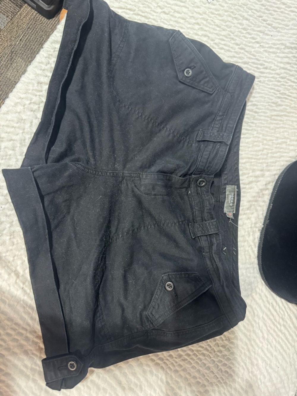 torrid Black High-Rise Stretch Shorts